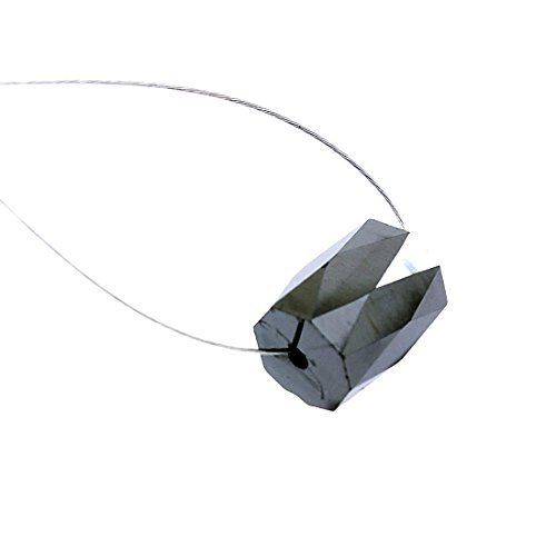 6.45 Carats Pipe Cut Black Diamond Bead AAA Certified - ZeeDiamonds