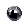 1 Pcs 12 mm 100% Certified Black Diamond Round Faceted Bead AAA Quality - ZeeDiamonds