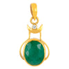 Natural Earth Mined Energized Emerald Astrological Birthstone Pendant! - ZeeDiamonds