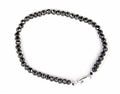 4 mm Black Diamonds Bracelet with Sterling Silver - ZeeDiamonds