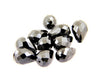 32 Carats 10 Pcs Black Diamond Beads Pear Shape For Jewelry Making - ZeeDiamonds