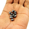 32 Carats 10 Pcs Black Diamond Beads Pear Shape For Jewelry Making - ZeeDiamonds