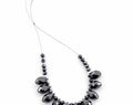 35 Cts Round & Pear Shaped Black Diamond Beads 22 Pcs Diamond Beads - ZeeDiamonds