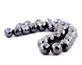 Round Checker Cut Black Diamond 6 mm-12 mm 100% Certified Beads - ZeeDiamonds
