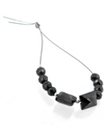 10 pc/ Round & Rectangular Shape Black Diamond Loose Beads -30 Cts.AAA - ZeeDiamonds