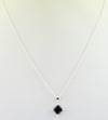 1.5 Ct AAA Certified Black Diamond Pendant Chain Necklace,Pretty Gift! - ZeeDiamonds