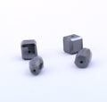 4 Pcs, Three Shape Black Diamond Drilled Beads AAA Certified - ZeeDiamonds