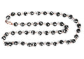 Derek Jeter 6mm AAA Quality Faceted Black Diamond Necklace.Certified.Full of Fire & Bling! - ZeeDiamonds