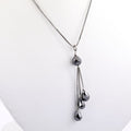 34.5 Cts 100% Certified Black Diamond Designer Chain Necklace - ZeeDiamonds