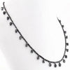 Black Diamond Beads Designer Necklace.Great Shine & Luster! - ZeeDiamonds