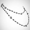 Rough Black Diamond Necklace In Chain Style-Exclusive & Designer style. - ZeeDiamonds