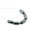 Pipe Shape Black Diamond Loose Beads -5 Beads - 30 Cts. - ZeeDiamonds