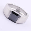 2 Ct Black Diamond Ring in Bezel Setting, 100% Certified- Great Shine & Luster - ZeeDiamonds