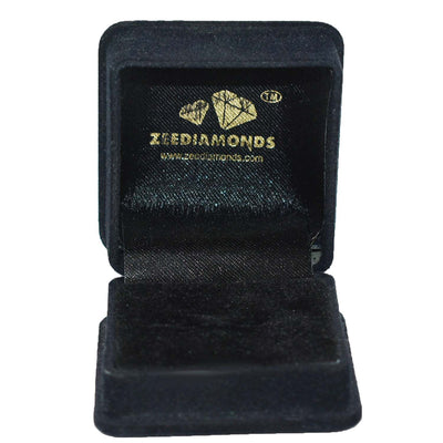2.50 Carat Champagne Diamond Solitaire Studs in 925 Silver with Prong Settings, Great Shine & Luster! Ideal Gift for Girlfriend, Wife! Certified Diamond! - ZeeDiamonds