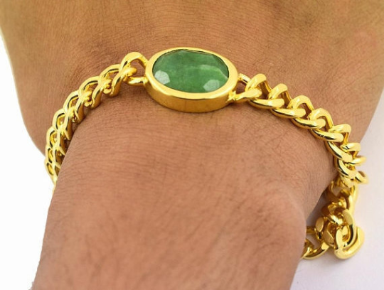 22KT Gold Men's Bracelet - Giriraj Jewellers | Man gold bracelet design, Mens  gold bracelets, Mens bracelet gold jewelry