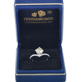 Gorgeous Champagne Diamond Ring With White Accents, Latest Design & Great Sparkle! Gift For Wife! 1.20 Ct Certified - ZeeDiamonds