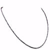 Black Diamond Beaded Necklace, Excellent Cut, 3 mm AAA Quality- Free Diamond Studs!
