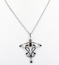 1.79 Ct Black Diamond Men's Pendant In 925 Silver - ZeeDiamonds