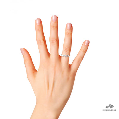 0.25 Ct Magnificent Diamond Solitaire Engagement ring.VVS1;G-H Color. - ZeeDiamonds