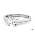 0.29 Ct Charming Round Diamond Solitaire Ring for Women's - ZeeDiamonds