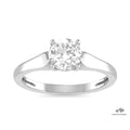 0.29 Ct Charming Round Diamond Solitaire Ring for Women's - ZeeDiamonds