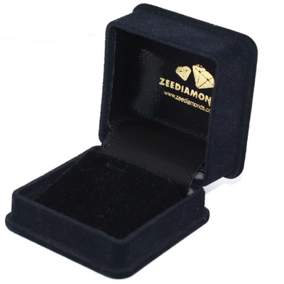 AAA Certified Round Brilliant Cut Black Diamond Pendant With Black Accents. New Style & Great Luster - ZeeDiamonds