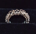 3.60 Cts Elegant Black Diamond & Heart Shape, Designer, Wedding Ring - ZeeDiamonds