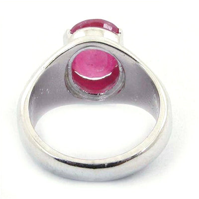 Certified Natural Certified Ruby Birthstone Gemstone Ring With Custom Size Option - ZeeDiamonds