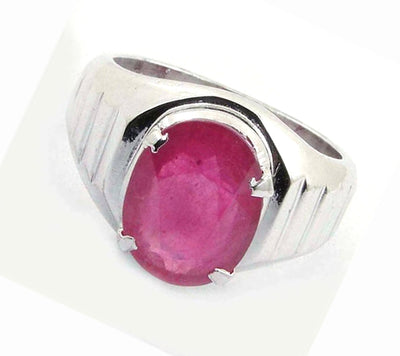 Certified Natural Certified Ruby Birthstone Gemstone Ring With Custom Size Option - ZeeDiamonds