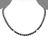 5 mm Unisex Tennis Necklace With Tennis Bracelet In 925 Silver, Amazing Shine & Luster ! WATCH VIDEO