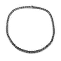 5 mm Unisex Tennis Necklace With Tennis Bracelet In 925 Silver, Amazing Shine & Luster ! WATCH VIDEO - ZeeDiamonds