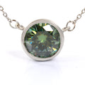 4.35 Ct, Certified Blue Diamond Beautiful Pendant With White Gold Finish, Great Shine & Luster ! WATCH VIDEO - ZeeDiamonds