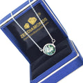 4.35 Ct, Certified Blue Diamond Beautiful Pendant With White Gold Finish, Great Shine & Luster ! WATCH VIDEO - ZeeDiamonds
