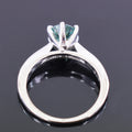 Certified 1.05 Carat Elegant Blue Diamond Ring in 925 Silver, Great Shine & Stunning Look! Gift For Wedding/Birthday - ZeeDiamonds
