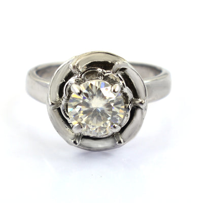 Stunning 1.40 Carat Off White Diamond Women's Ring, Elegant Look & Great Sparkle ! Ideal For Birthday Gift, Certified Diamond! - ZeeDiamonds