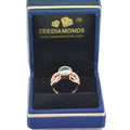 Certified 2.50 Ct Amazing Blue Diamond Solitaire Ring in 925 Silver, Latest Design & Sparkle! Gift For Wedding/Birthday - ZeeDiamonds