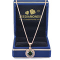 Designer Blue Diamond Pendant in 925 Silver with Accents, Beautiful Sparkle & Luster! Gift for Anniversary/Birthday! 3 Ct Certified Diamond! - ZeeDiamonds