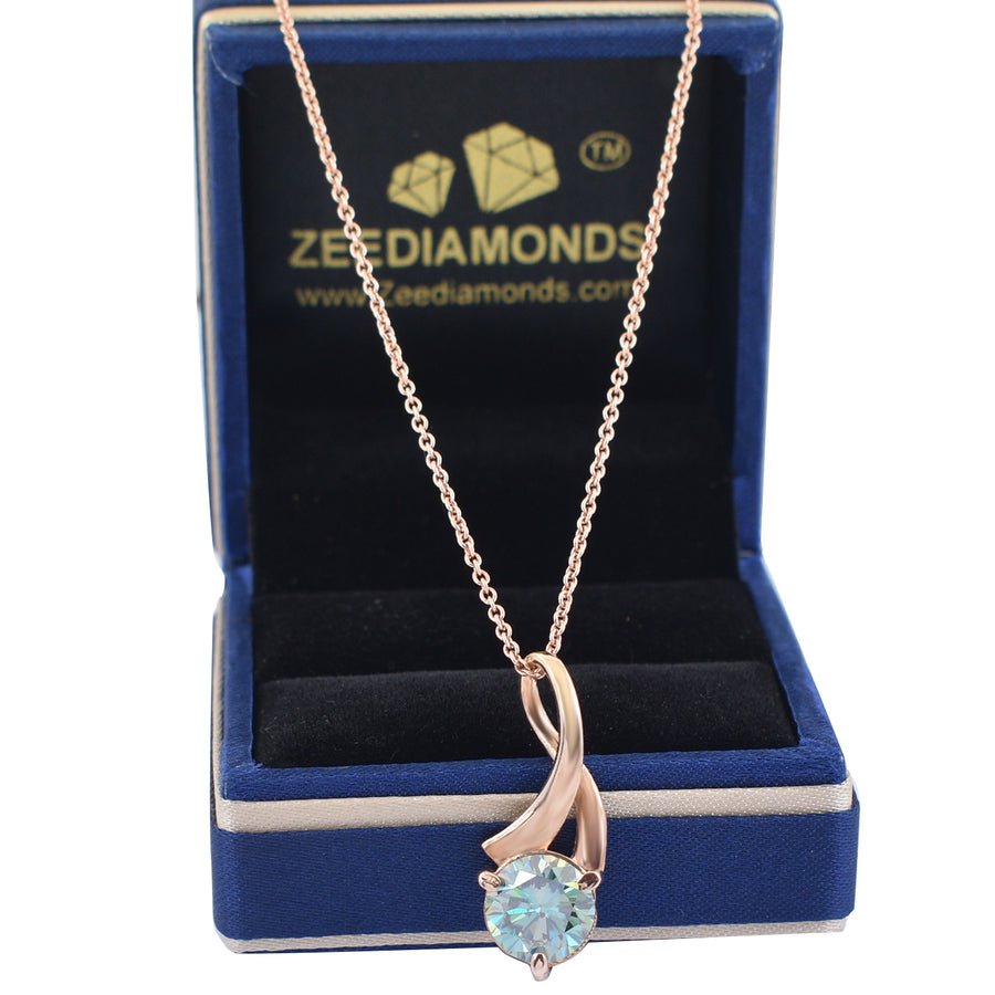 3 Carat Pear Diamond Solitaire Pendant Necklace - Raven Fine Jewelers