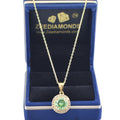 Stunning Blue Diamond Pendant in 925 Silver with Accents, Beautiful Shine & Luster! Gift for Anniversary/Birthday! 3 Ct Certified Diamond! - ZeeDiamonds