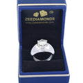 4 Ct Stunning Off White Diamond Men's Ring in 925 Silver with White Finish ! Ideal For Birthday Gift, Anniversary Gift Certified Diamond! - ZeeDiamonds