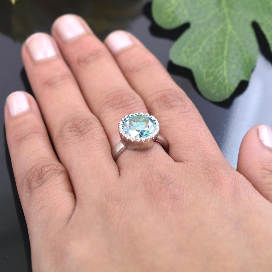 5 carat blue diamond deals