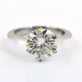 Rare 10.20 Ct Off White Diamond Solitaire Heavy Ring, Amazing Collection & Great Sparkle ! Ideal For Birthday Gift, Certified Diamond!
