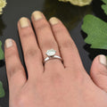 2.10 Ct Round Off White Diamond Solitaire Ring, Elegant Look & Great Sparkle ! Ideal For Birthday Gift, Certified Diamond! - ZeeDiamonds