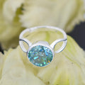 4.50 Ct AAA Certified Beautiful Blue Diamond Solitaire Ring in 925 Silver, Latest Collection and Great Sparkle - ZeeDiamonds