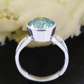 4.50 Ct AAA Certified Beautiful Blue Diamond Solitaire Ring in 925 Silver, Latest Collection and Great Sparkle - ZeeDiamonds