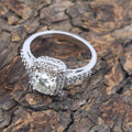 Gorgeous Off White Diamond Engagement Ring in 925 Silver, Great Brilliance & Very Latest Collection ! Ideal For Birthday Gift, 1.25 Ct Certified Diamond! - ZeeDiamonds