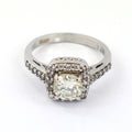 Gorgeous Off White Diamond Engagement Ring in 925 Silver, Great Brilliance & Very Latest Collection ! Ideal For Birthday Gift, 1.25 Ct Certified Diamond! - ZeeDiamonds