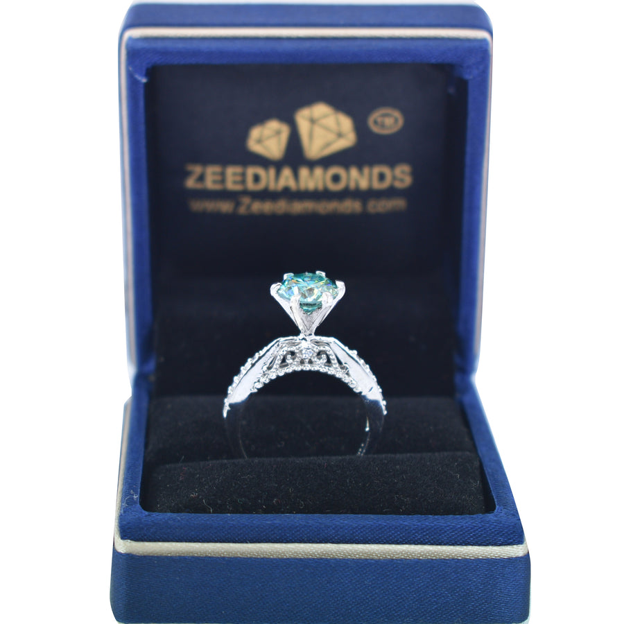 0.56TCW J/I1 14k Gold GIA Certified Diamond Bridal Rings| Surat Diamond  Jewelry