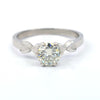 1 Ct Stylish Off White Diamond Solitaire Ring, Very Elegant & Great Sparkle ! Ideal For Birthday Gift, Certified Diamond!