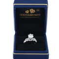 Fabulous Off White Diamond Designer Ring with White Accents, Amazing Collection & Great Sparkle ! Ideal For Birthday Gift, 1.45 Ct Certified Diamond! - ZeeDiamonds